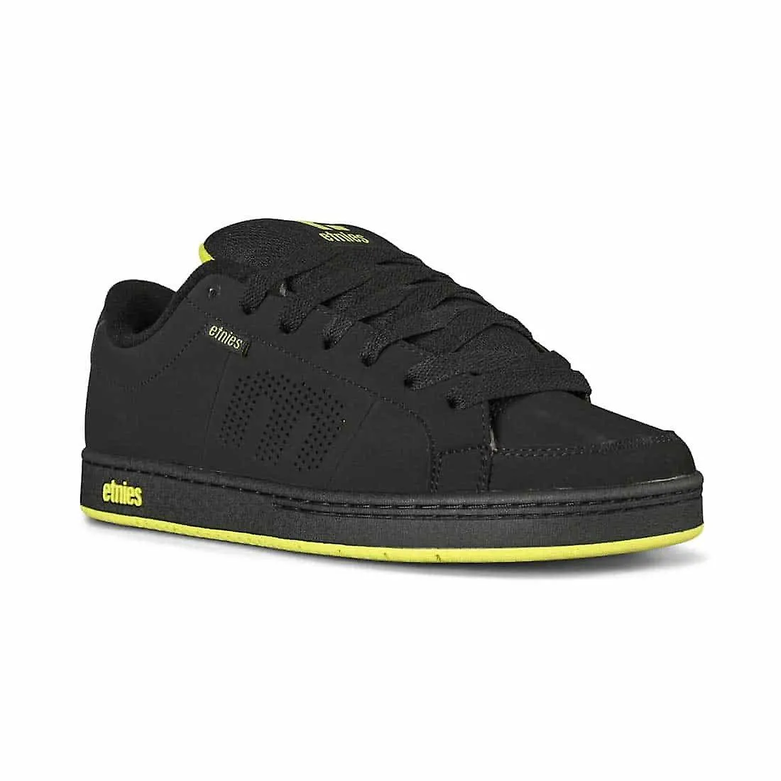 ETNIES KINGPIN SKATE SHOES  NEGRO / VERDE / NEGRO