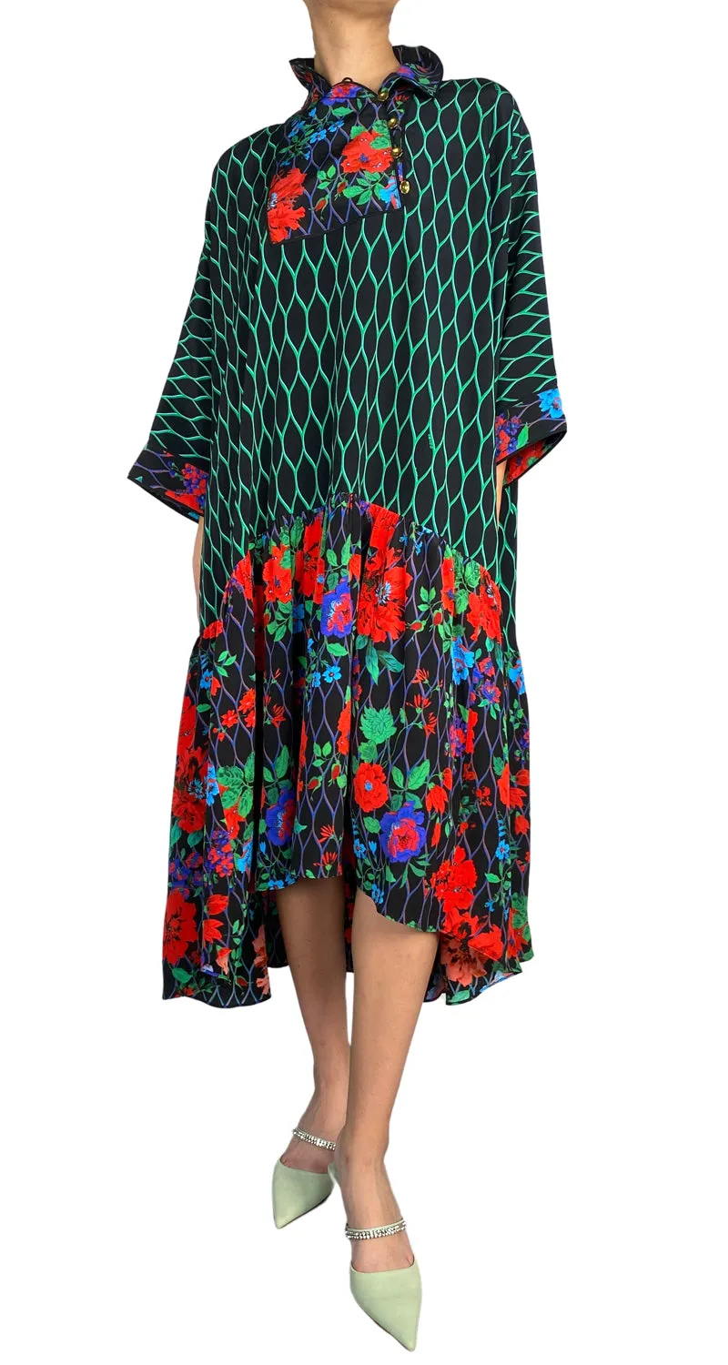 H&M Vestido Seda Kenzo x H&M