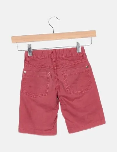 In Extenso Bermuda roja denim