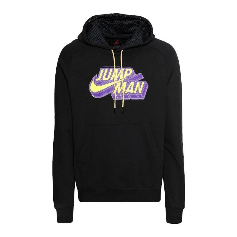 JORDAN JUMPMAN FLEECE HOODIE 3D NEGRA