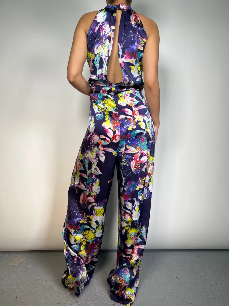 KAREN MILLEN Enterito Seda Flores