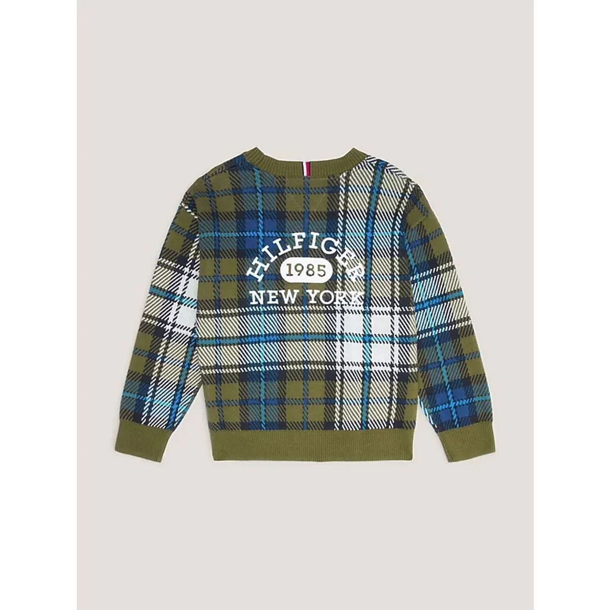 KB0KB08508 TARTAN SWEATERPUTTING GREEN