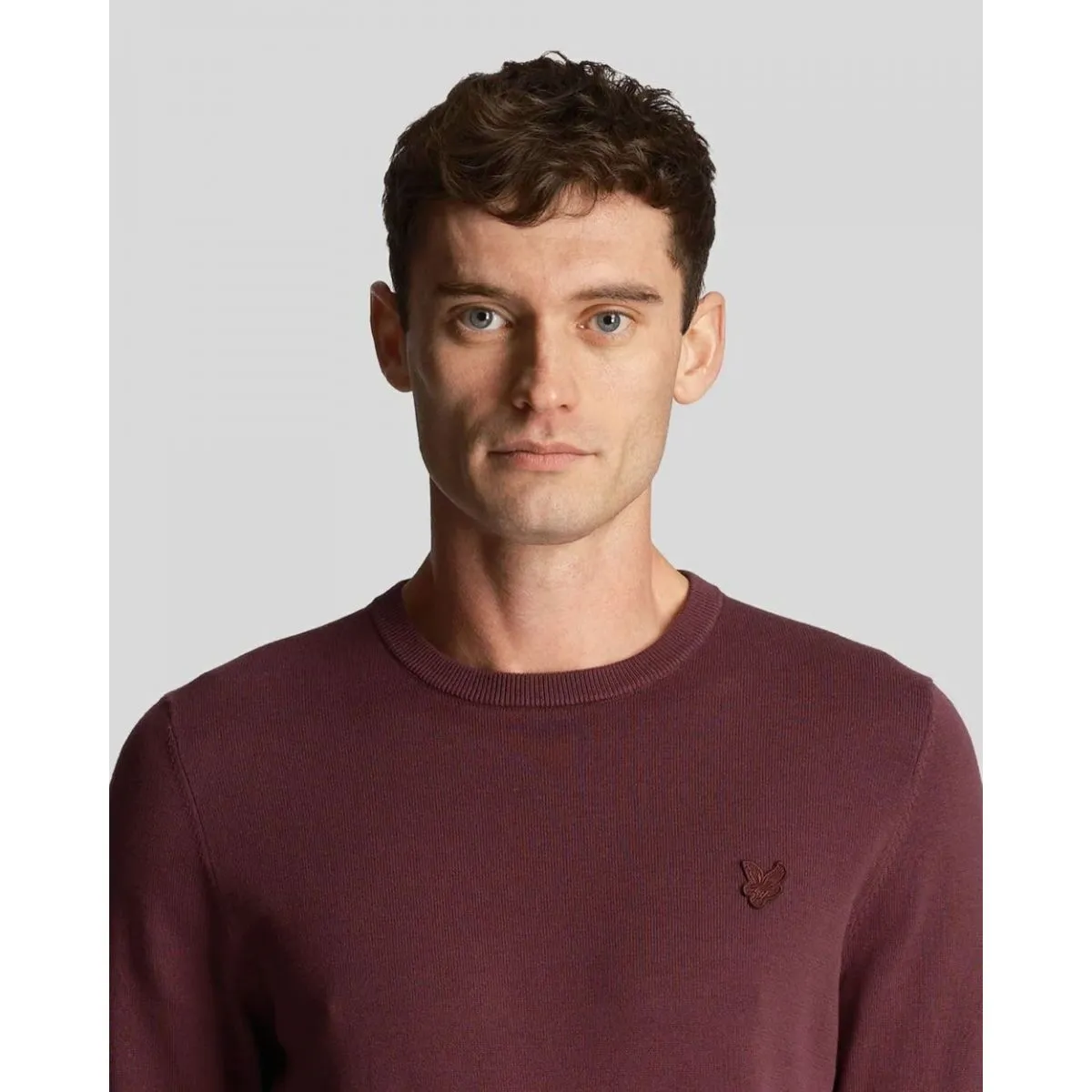 KN821TON CREW NECKZ562 BURGUNDY