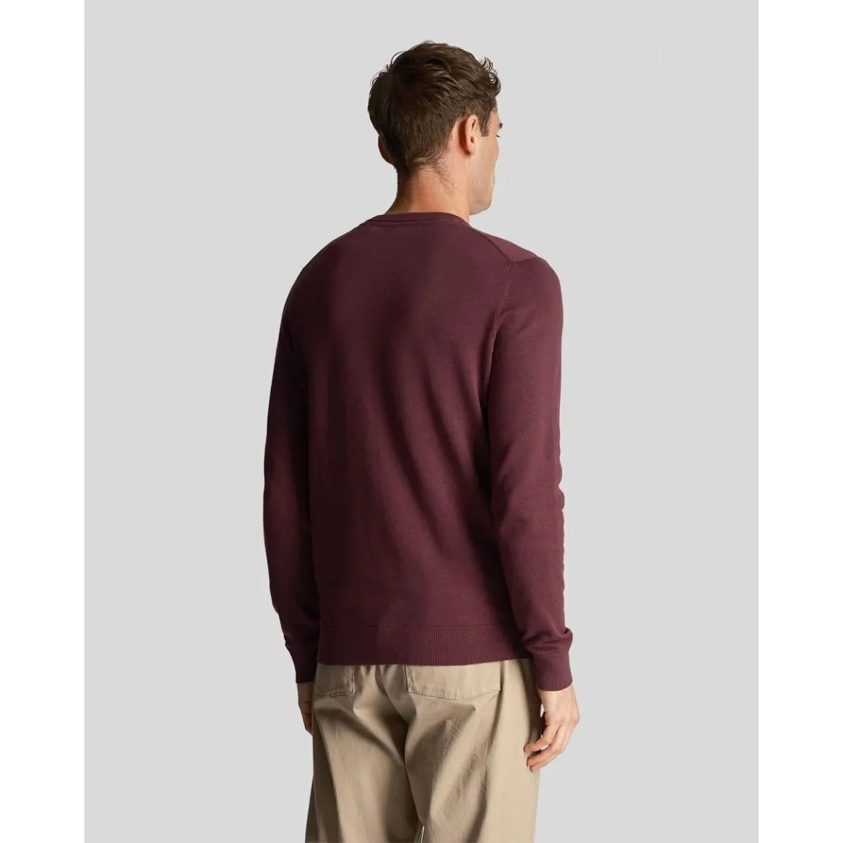 KN821TON CREW NECKZ562 BURGUNDY