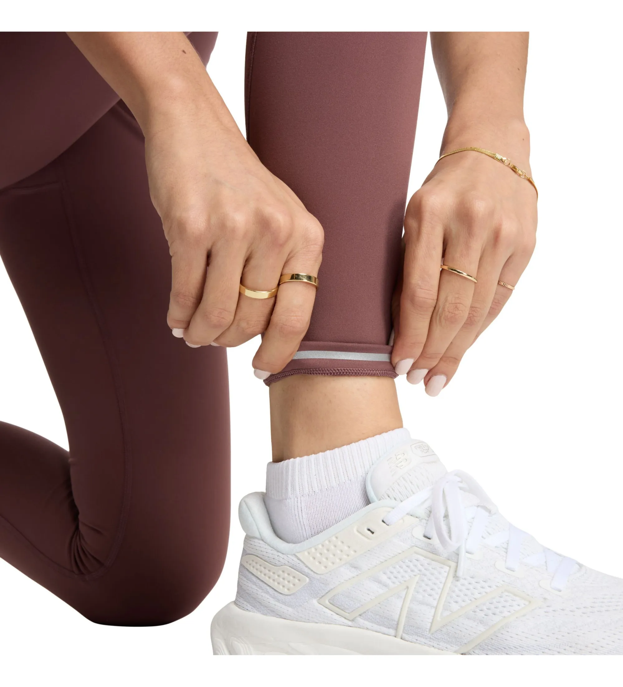 Legging Sleek High Rise 27 granate