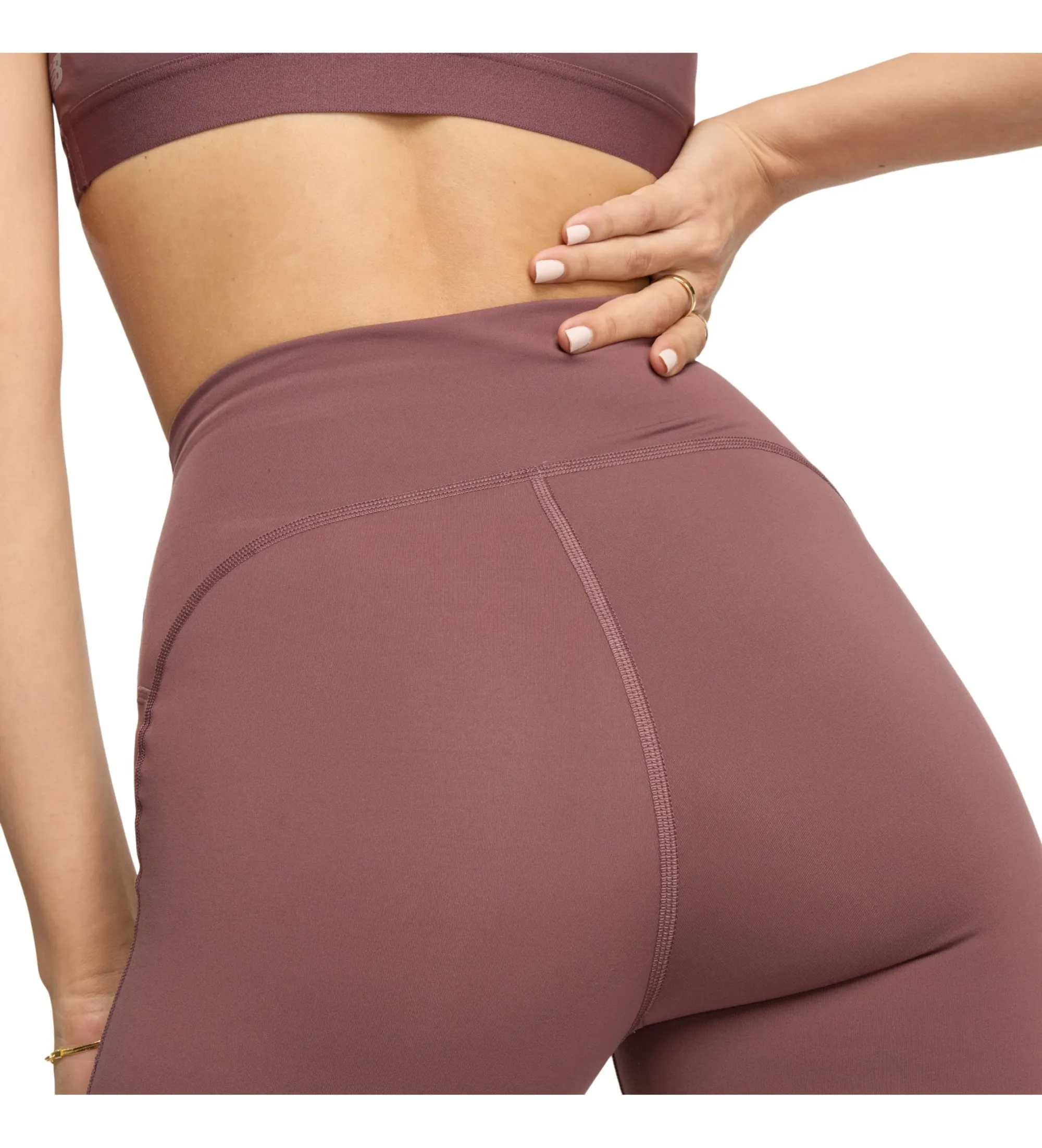 Legging Sleek High Rise 27 granate