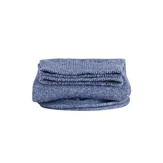 Men's Dark Blue Melange Mercerised Cotton Socks