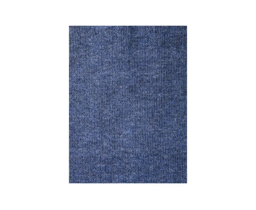 Men's Dark Blue Melange Mercerised Cotton Socks