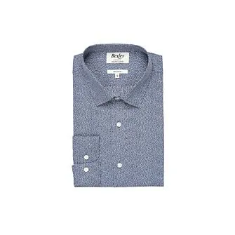 NAVY COTTON SHIRT WITH WHITE AND RED FLOWERS PRINT  PHILIMON