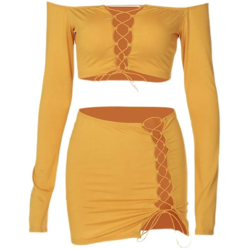 OFFSHOULDER HIGHWAIST HIP SEXY SKIRT