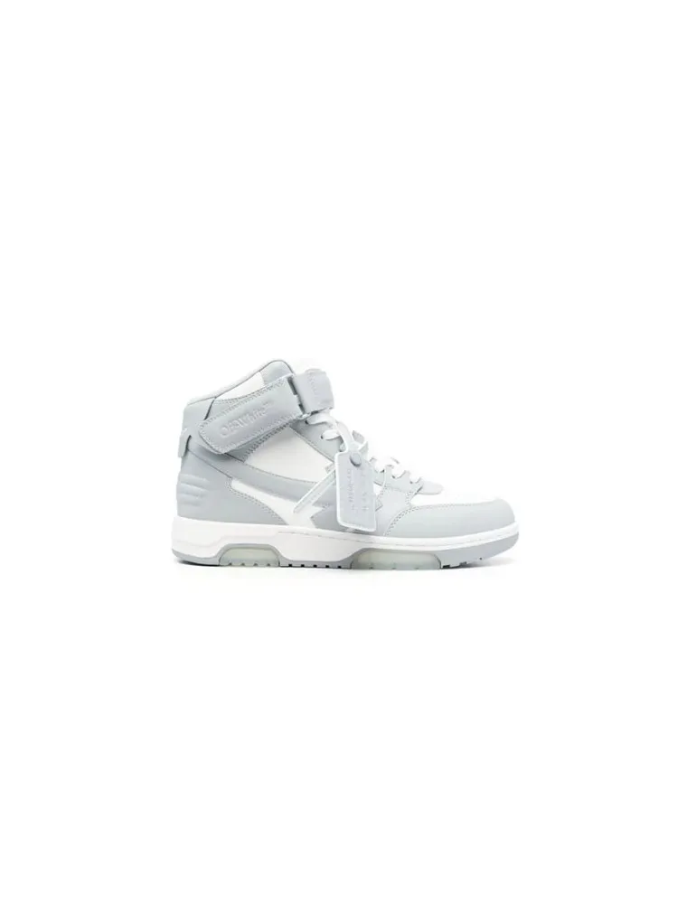 OFFWHITE OUT OFF OFFICE  MID TOP WHITE GREY