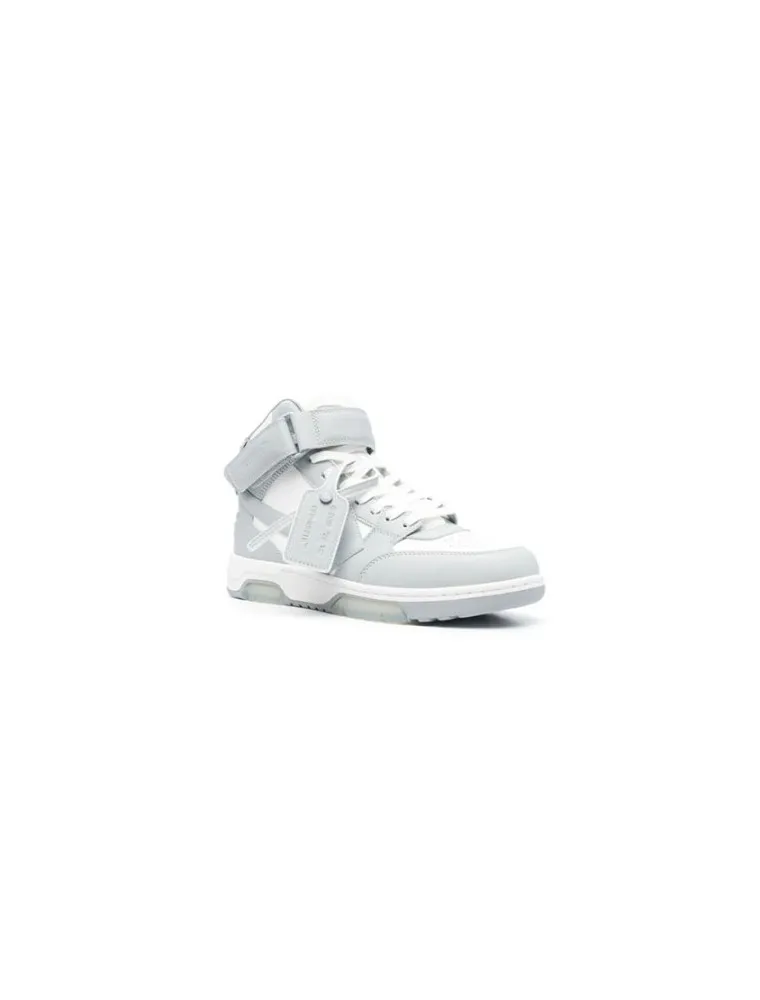OFFWHITE OUT OFF OFFICE  MID TOP WHITE GREY