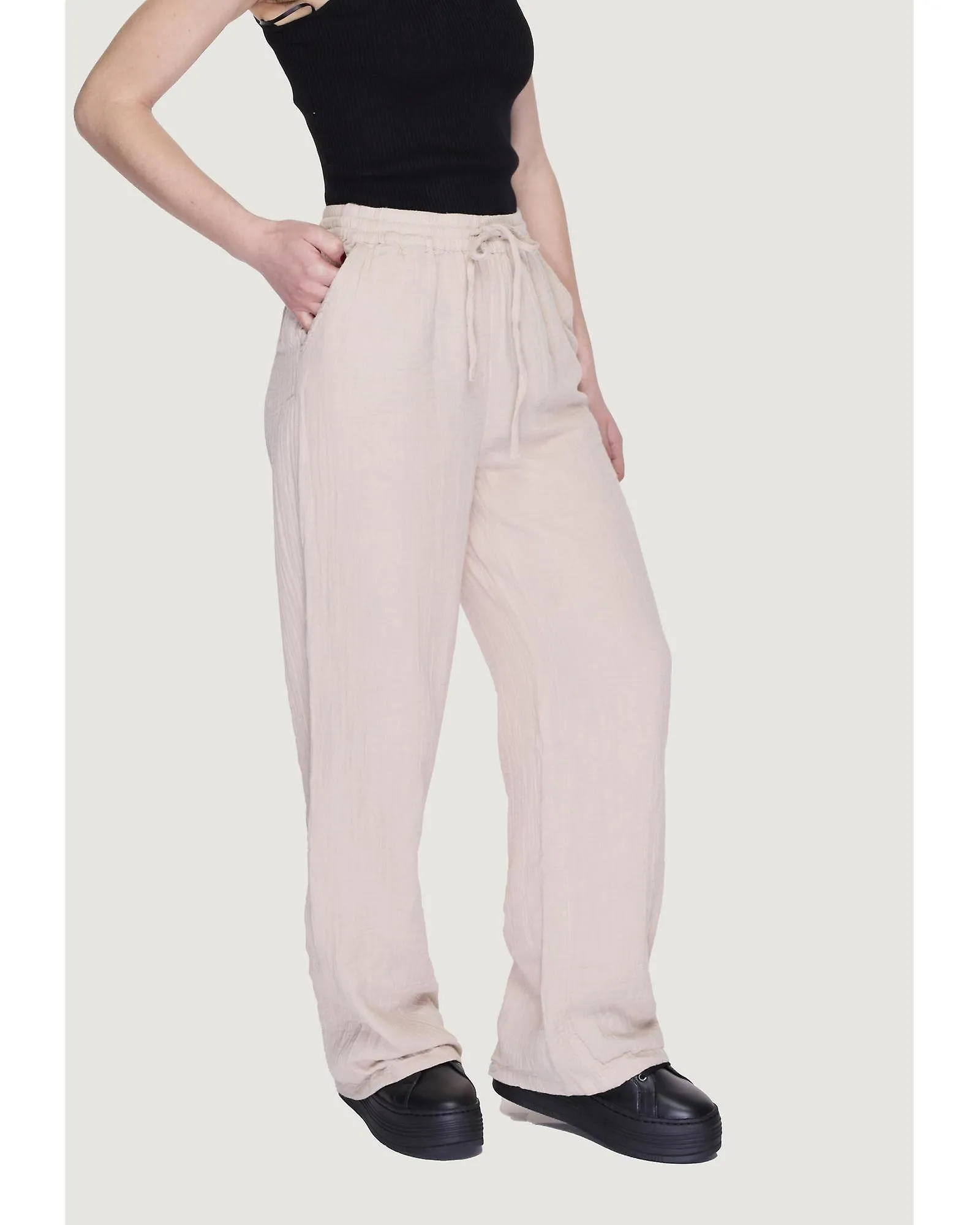 Only Cotton  s Trousers with Laces