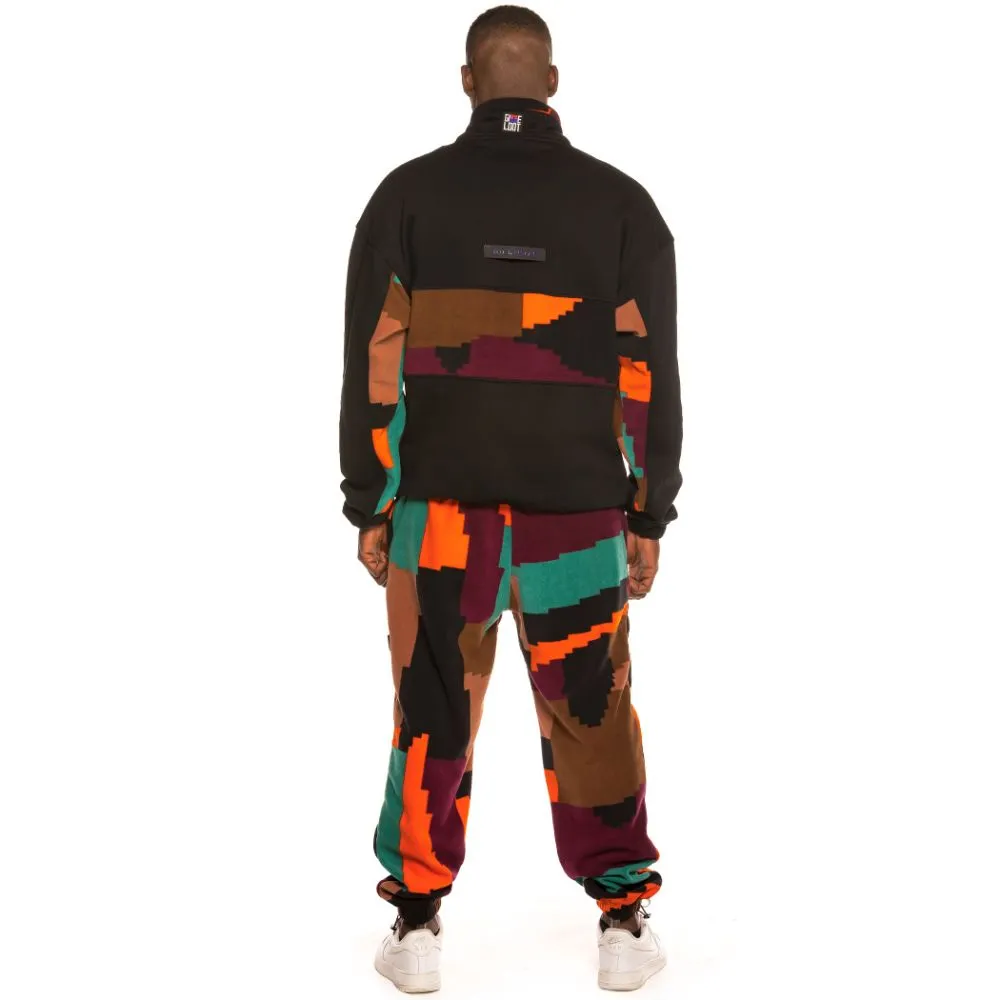 Pack Grimey High Neck Sweatshirt + Pants Dulce FW20 Black/Multi