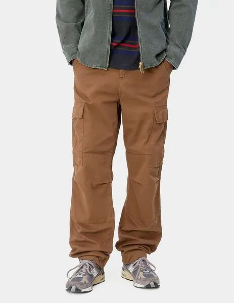 PANTALóN CARHARTT REGULAR CARGO  TAMARIND GARMENT DYED