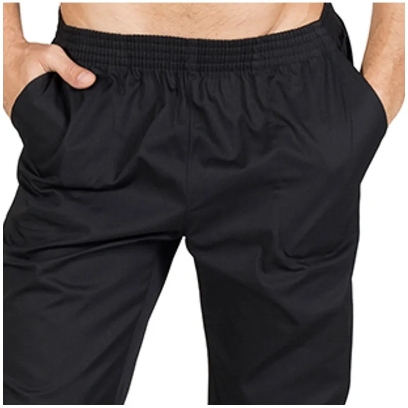 PANTALóN CINTURA GOMA ENTERA NEGRO CON BOLSILLOS  GARY'S