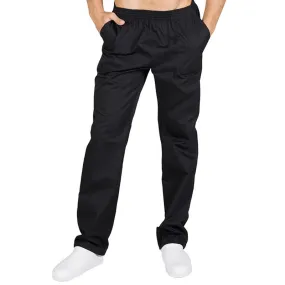 PANTALóN CINTURA GOMA ENTERA NEGRO CON BOLSILLOS  GARY'S