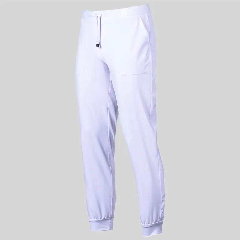PANTALóN LABORAL JOGGER MICROFIBRA 360 BLANCO  GARY'S