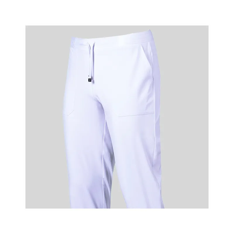 PANTALóN LABORAL JOGGER MICROFIBRA 360 BLANCO  GARY'S