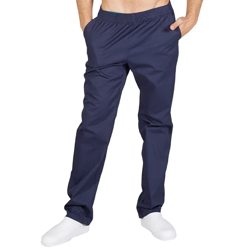 PANTALóN PIJAMA AZUL MARINO CON BOLSILLOS Y GOMA ENTERA  GARY'S