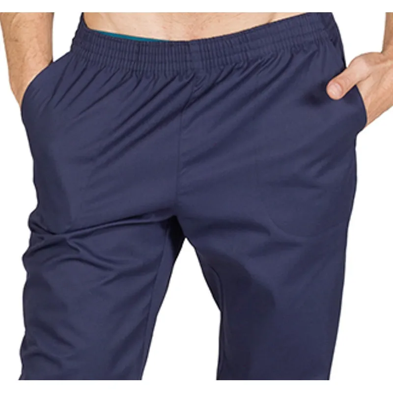 PANTALóN PIJAMA AZUL MARINO CON BOLSILLOS Y GOMA ENTERA  GARY'S