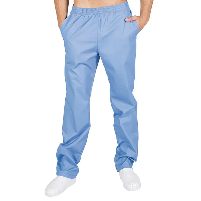 PANTALóN PIJAMA CELESTE CON BOLSILLOS Y GOMA ENTERA  GARY'S