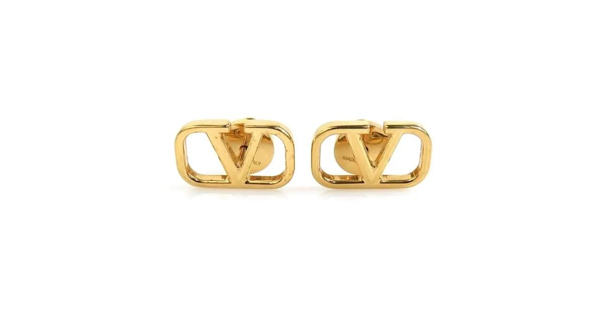 Pendientes de oro Valentino Garavani Dorado 