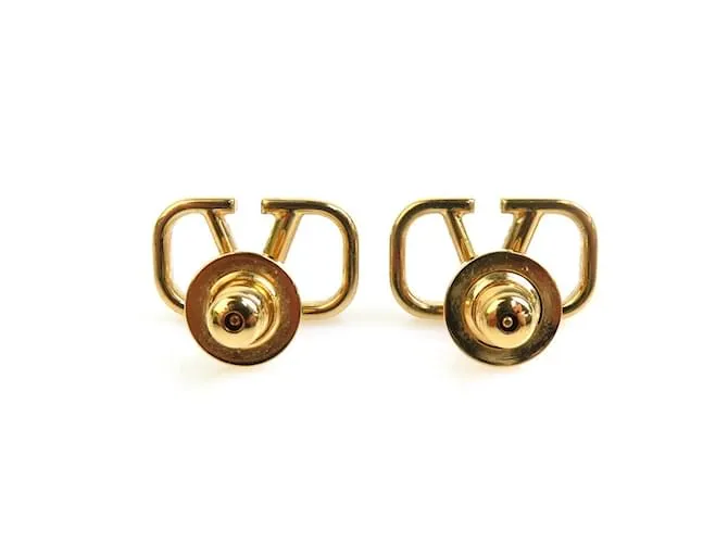 Pendientes de oro Valentino Garavani Dorado 