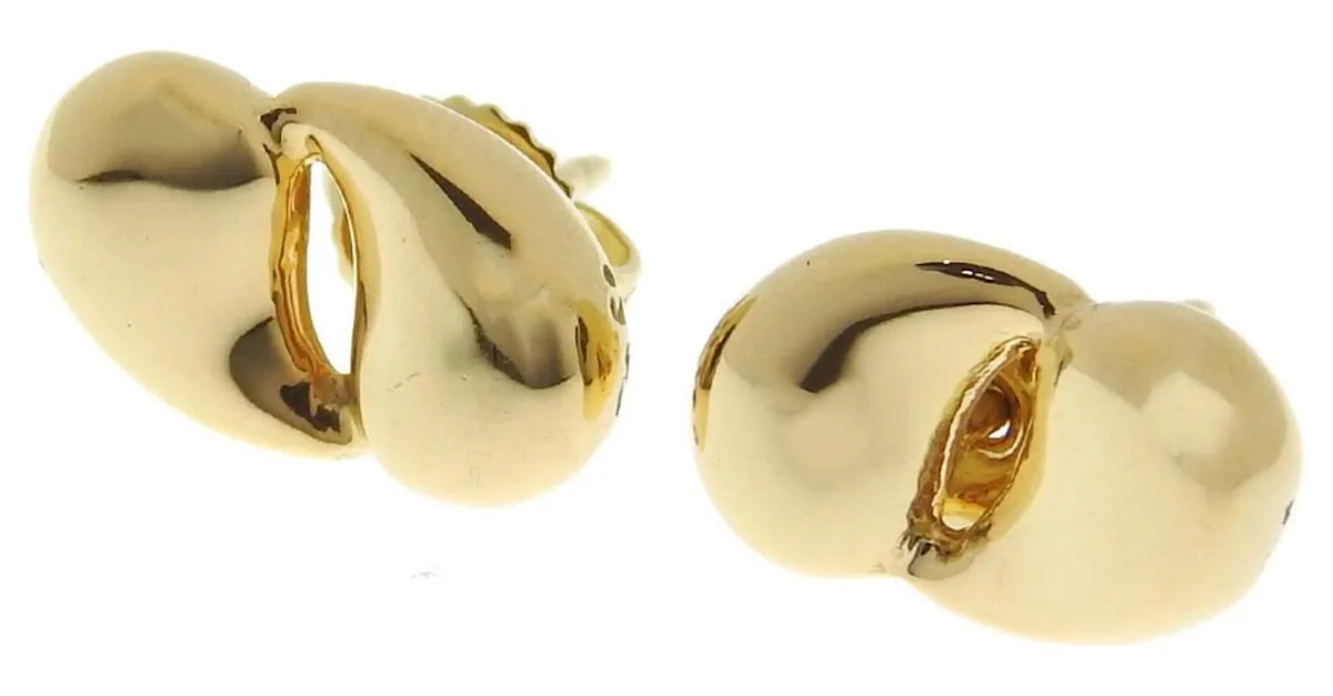 Pendientes Doble Gota de Tiffany & Co. Dorado 