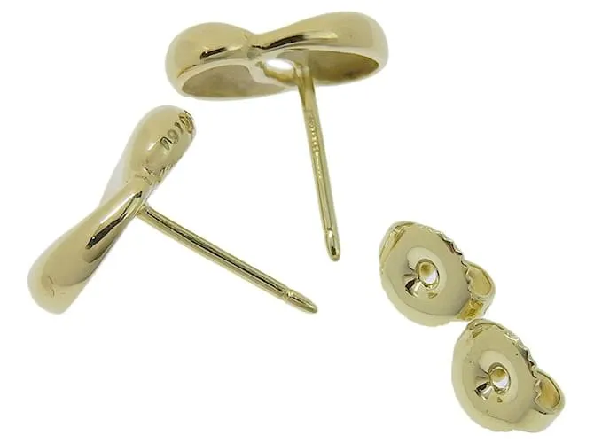 Pendientes Doble Gota de Tiffany & Co. Dorado 