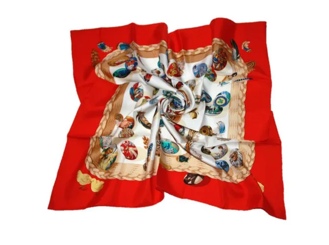 "la couvée d'Hermès" Pañuelos de seda 