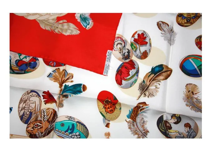 "la couvée d'Hermès" Pañuelos de seda 