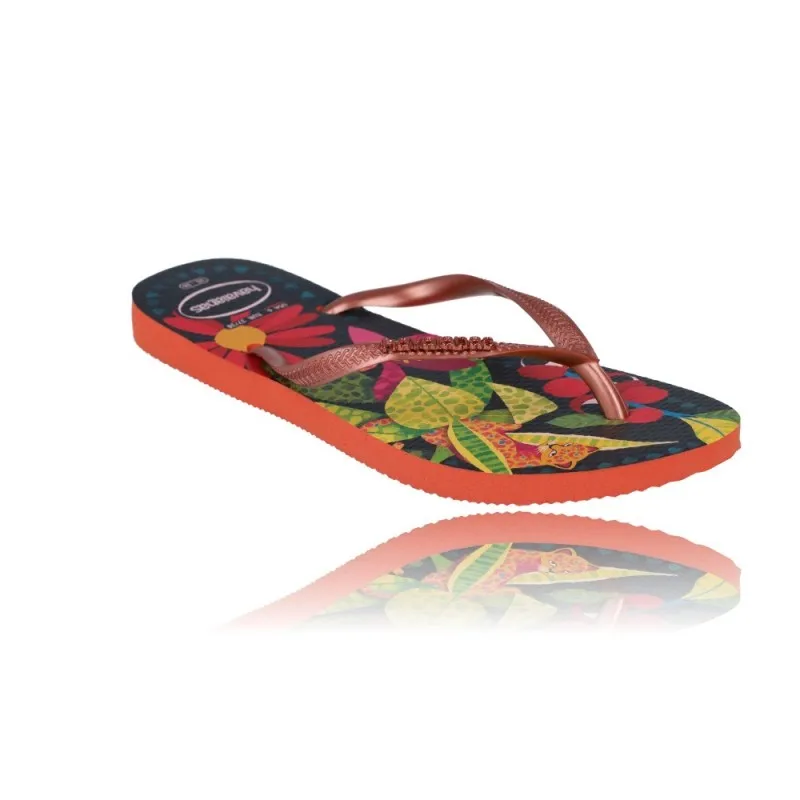 SANDALIAS CHANCLAS FLIPFLOP PARA MUJER DE HAVAIANAS SLIM TROPICAL 4122111