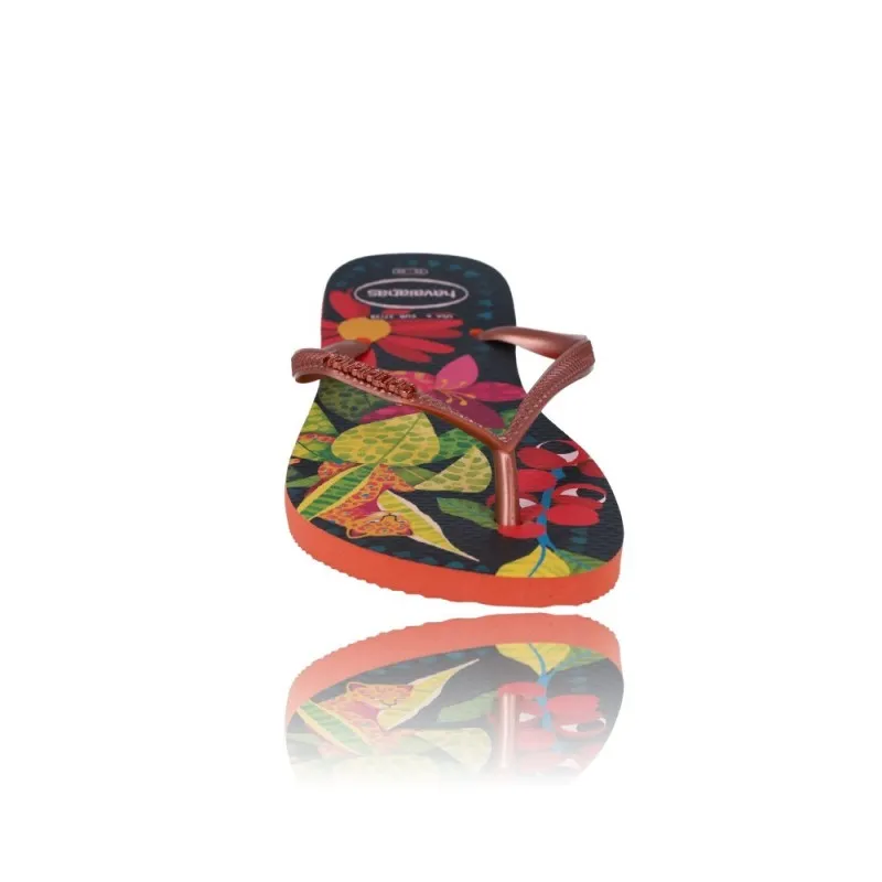 SANDALIAS CHANCLAS FLIPFLOP PARA MUJER DE HAVAIANAS SLIM TROPICAL 4122111