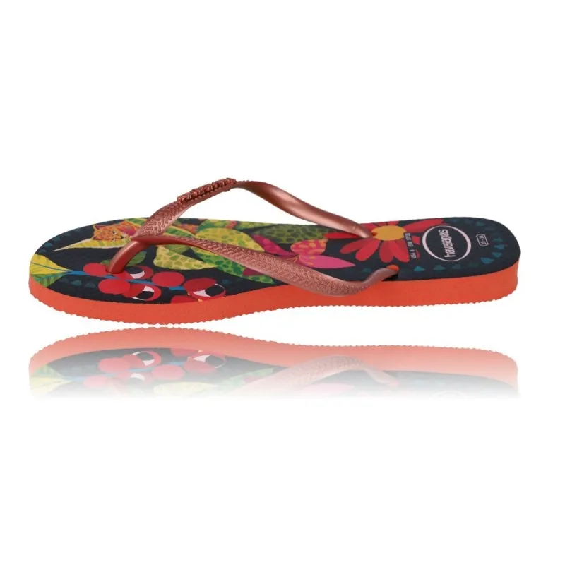 SANDALIAS CHANCLAS FLIPFLOP PARA MUJER DE HAVAIANAS SLIM TROPICAL 4122111