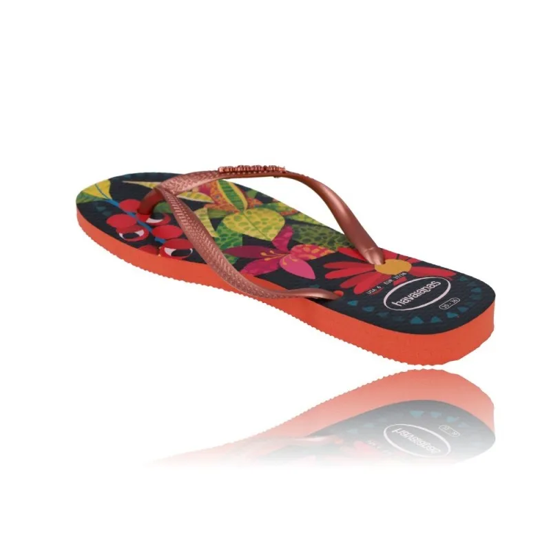 SANDALIAS CHANCLAS FLIPFLOP PARA MUJER DE HAVAIANAS SLIM TROPICAL 4122111