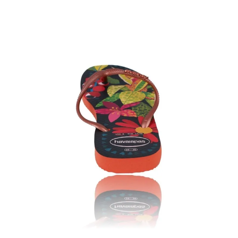 SANDALIAS CHANCLAS FLIPFLOP PARA MUJER DE HAVAIANAS SLIM TROPICAL 4122111