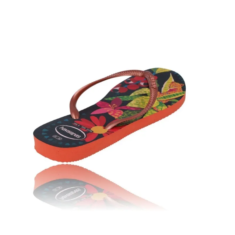 SANDALIAS CHANCLAS FLIPFLOP PARA MUJER DE HAVAIANAS SLIM TROPICAL 4122111