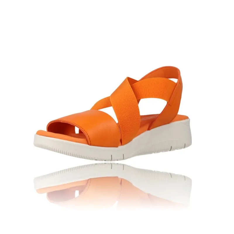 SANDALIAS PARA MUJER CON CUñA PEPE MENARGUES MODELO 10489  PRáCTICAS Y CóMODAS