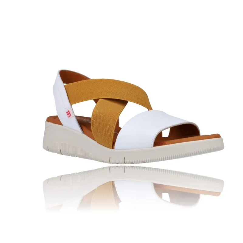 SANDALIAS PARA MUJER CON CUñA PEPE MENARGUES MODELO 10489  PRáCTICAS Y CóMODAS