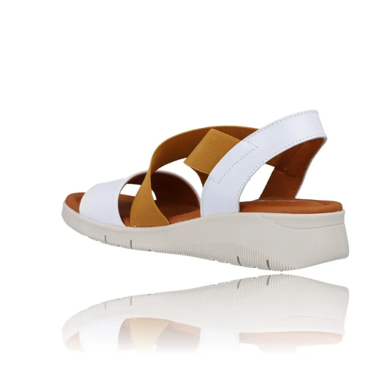 SANDALIAS PARA MUJER CON CUñA PEPE MENARGUES MODELO 10489  PRáCTICAS Y CóMODAS