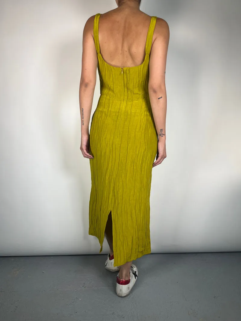 SISA Vestido Seda Y Lino