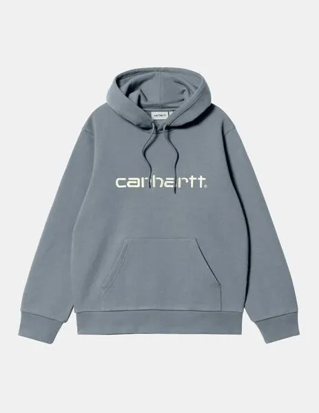 SUDADERA CAP. CARHARTT SWEAT  DOVE GREY / WAX