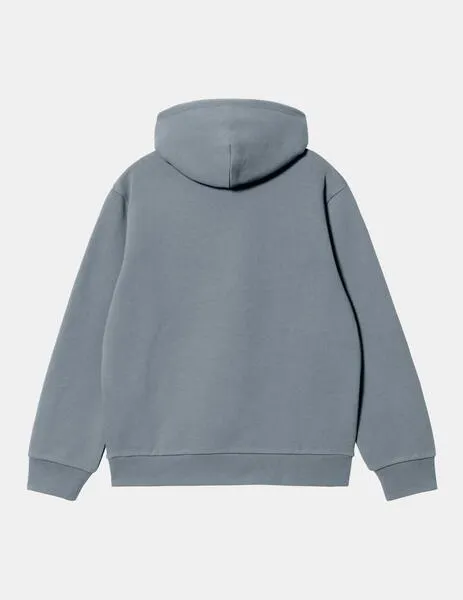SUDADERA CAP. CARHARTT SWEAT  DOVE GREY / WAX