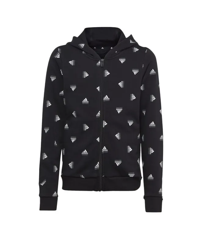 sudadera de Casual adidas Brand Love Print Cotton niña