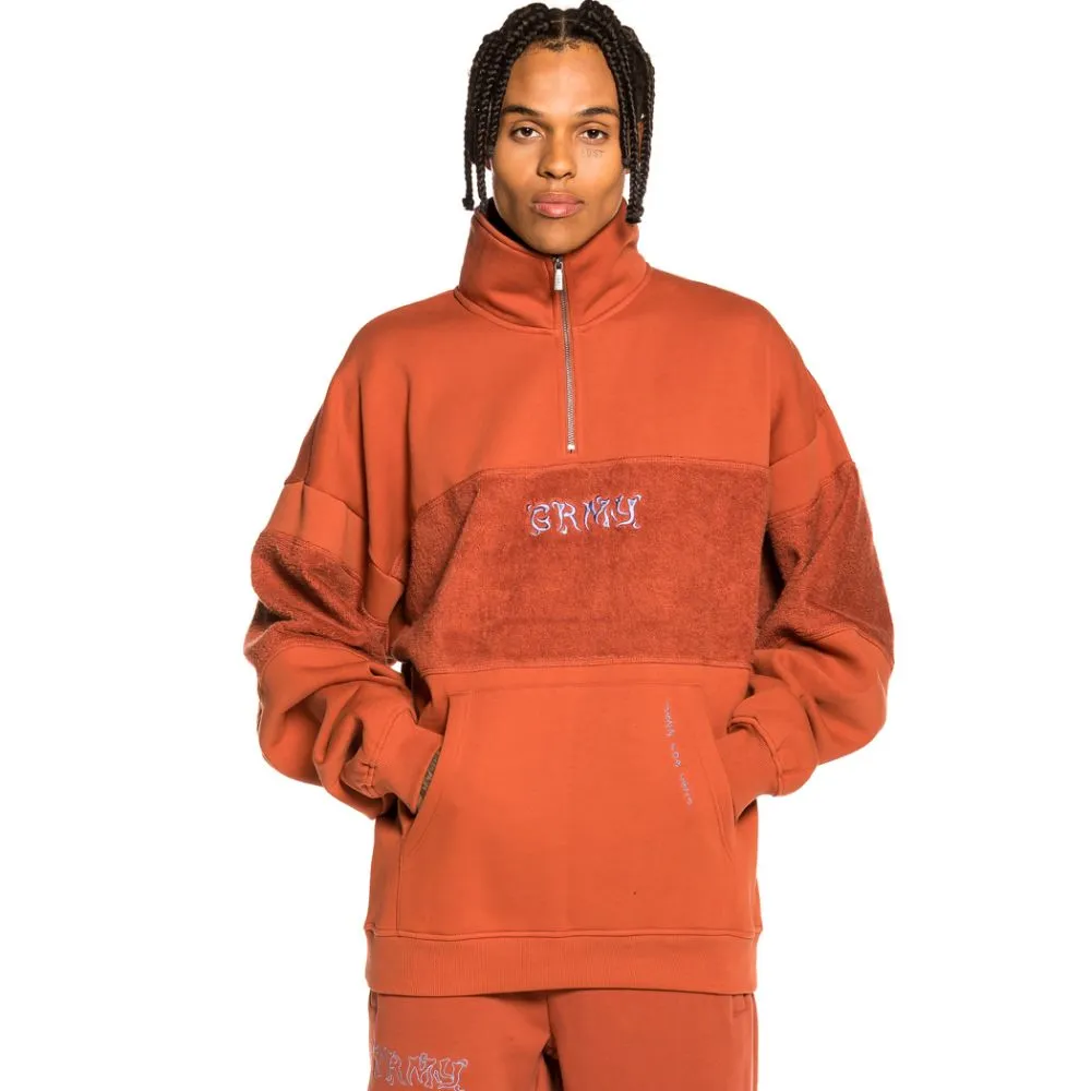 SUDADERA GRIMEY "JAZZ THING" HIGH NECK  OCHRE | FALL 21