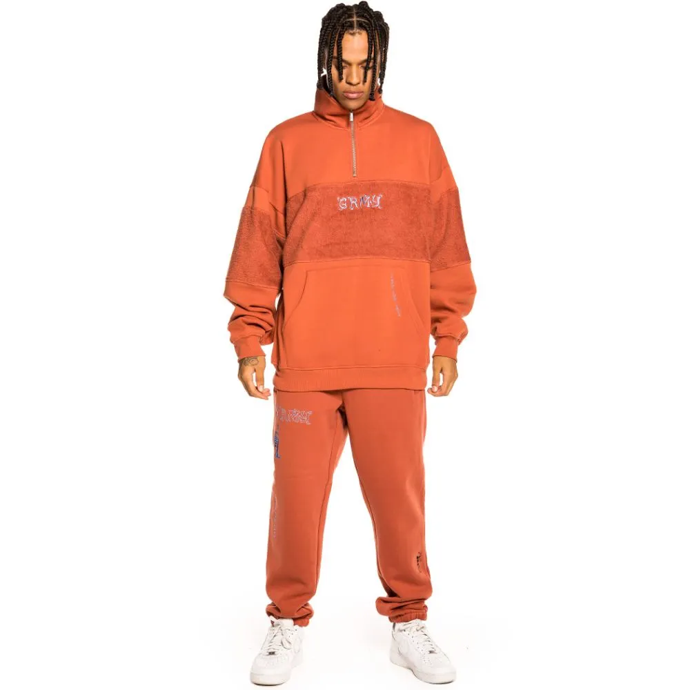 SUDADERA GRIMEY "JAZZ THING" HIGH NECK  OCHRE | FALL 21