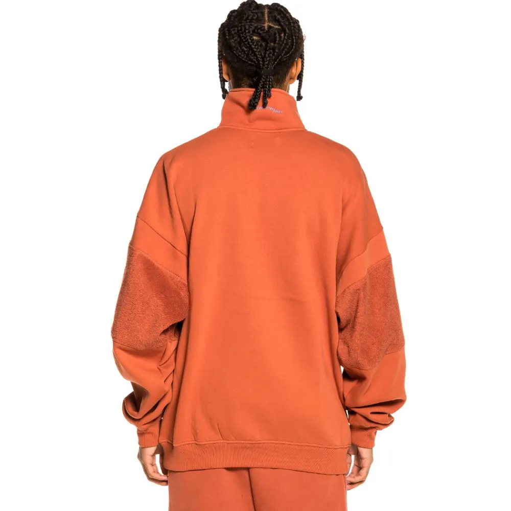 SUDADERA GRIMEY "JAZZ THING" HIGH NECK  OCHRE | FALL 21