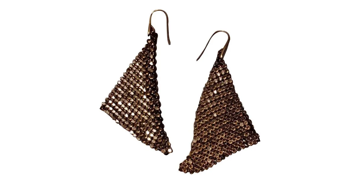 Swarovski Aretes Dorado 