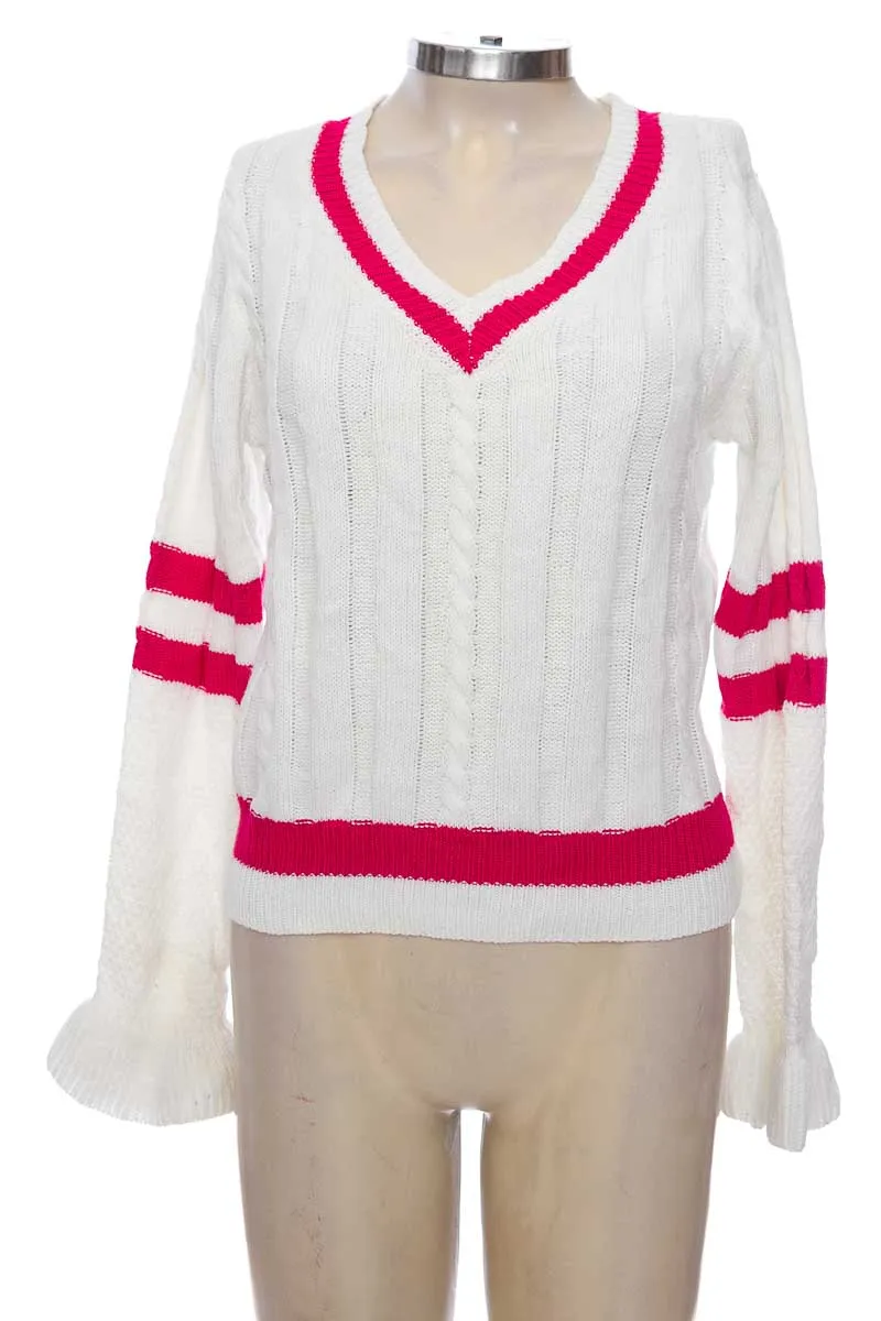 SWEATER COLOR BLANCO  STUDIO F